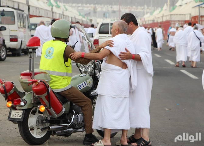 اهم صور عن الدفاع المدني في موسم الحج