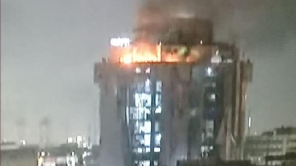 حريق في المطعم التركي وسط بغداد - صحيفة الوئام الالكترونية