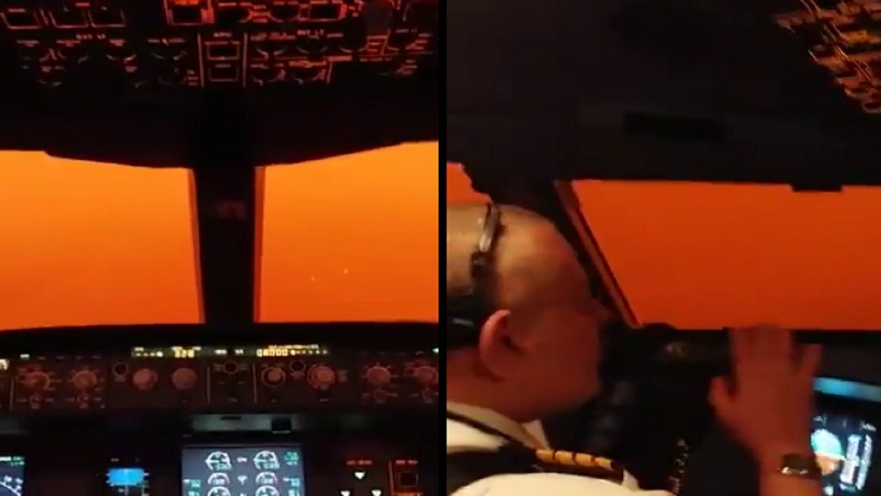 الرياض.. حقيقة الفيديو المتداول لطائرة مدنية أثناء عاصفة ...