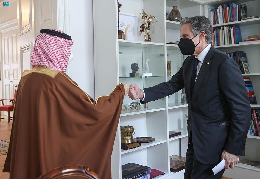 أنتوني بلينكن وفيصل بن فرحان في ألمانيا