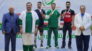 جانب من بعثة المملكة في دورة الألعاب العربية بالجزائر