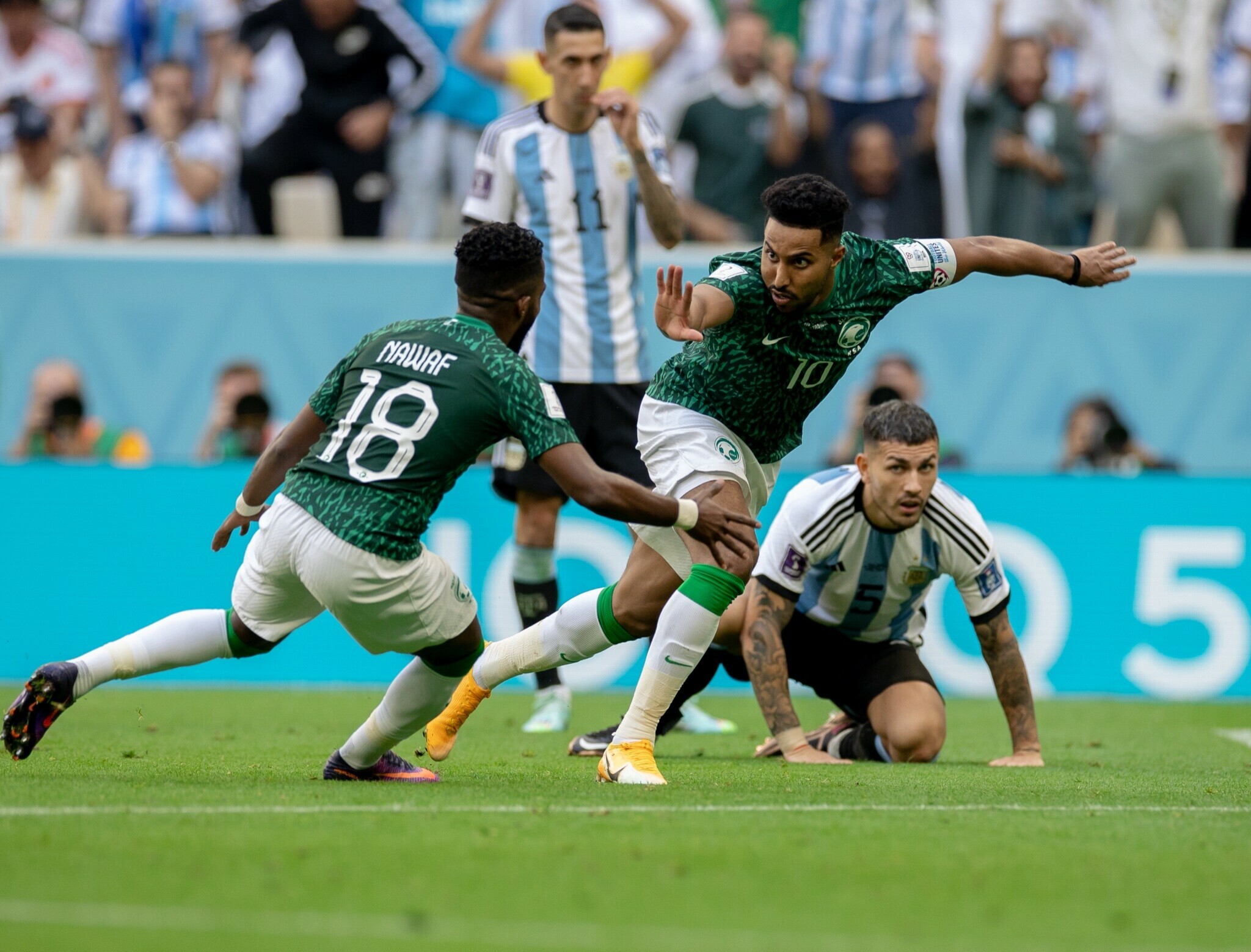 السعودية والأرجنتين في كأس العالم 2022