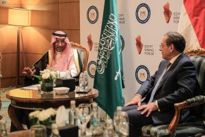 وزير الصناعة والثروة المعدنية يلتقي وزير البترول المصري