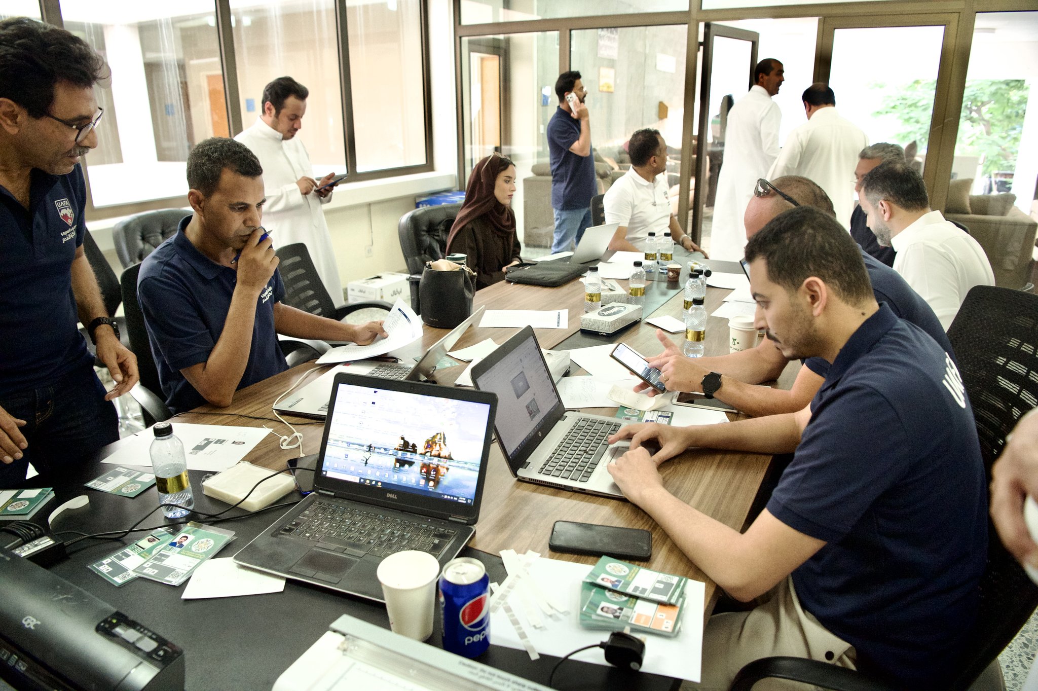 جانب من ورش أعمال لجان البطولة العربية