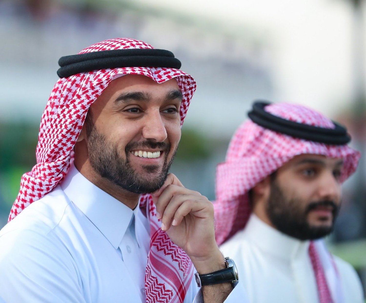‫الأمير عبدالعزيز بن تركي الفيصل يحضر مباراة النصر وضمك‬