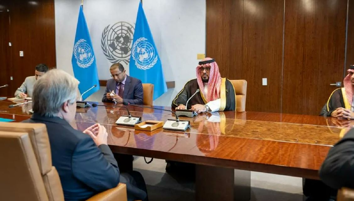 وزير الاقتصاد في اجتماع أمين الأمم المتحدة