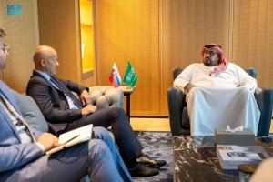 وزير الاقتصاد والتخطيط يبحث تعزيز التعاون مع سويسرا وسلوفاكيا