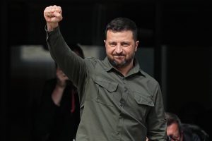 الرئيس الأوكراني فولوديمير زيلينكسي