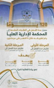 مدة الفصل في الدعاوى المقدمة للمحكمة الغدارية العليا