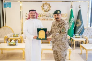 جانب من زيارة السفراء لمقر التحالف الإسلامي