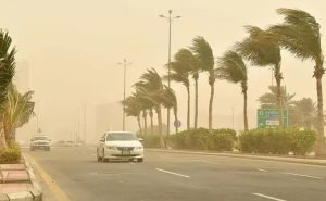 الأرصاد: استمرار تأثير الرياح المثيرة للأتربة على عدة مناطق بالسعودية
