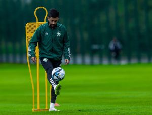 استعدادات الأخضر لمواجهة منتخب كوريا الجنوبية