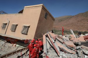 جانب من الدمار الذي سببه زلزال المغرب (2)