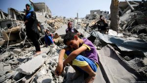تردي الاوضاع الإنسانية في غزة