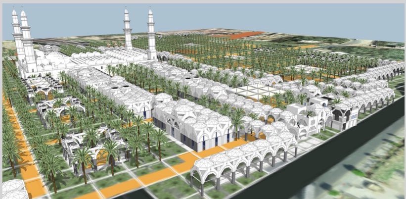 تهيئة مسجد قباء لاستقبال المصلين والزوار في العشر الأواخر مشروع توسعة مسجد قباء
