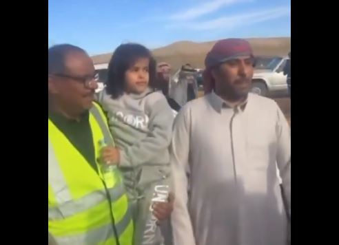 العثور على طفلة مفقودة بالقرب من شعيب السهل بالقصيم