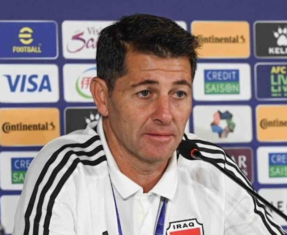 مدرب العراق: سنواجه الأردن بخطة هجومية في كأس آسيا