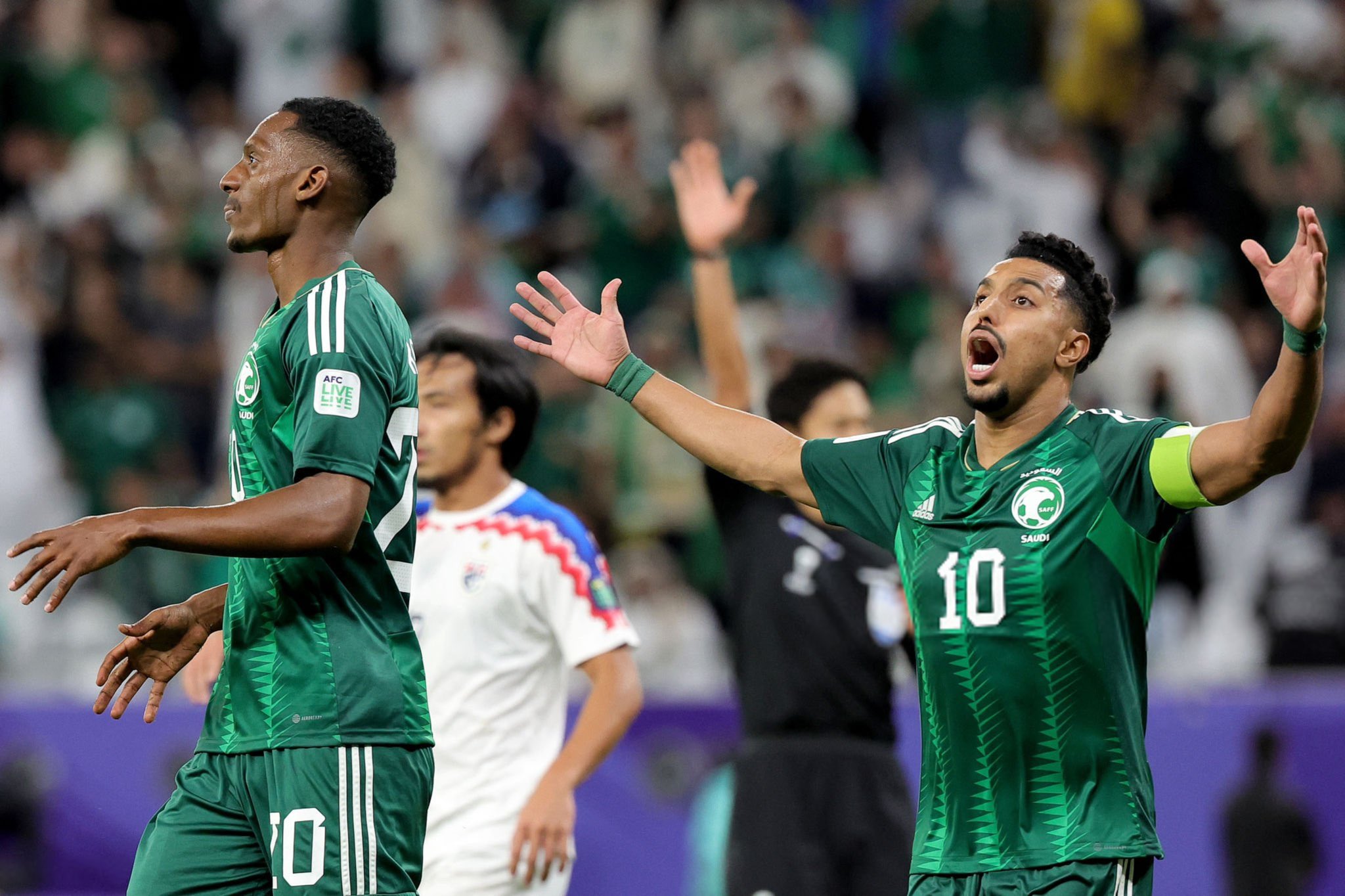 الدوسري: سنكون الأفضل في كل مباراة.. وهدفنا حصد اللقب الآسيوي وليس المشاركة
