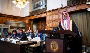 السعودية تدين العنف ضد الفلسطينيين وتطالب بوقف الحرب الوحشية أمام محكمة العدل الدولية