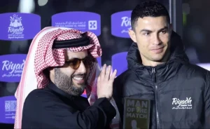 فيديو | ظهور رونالدو في غرفة ملابس النصر قبل مباراة إنتر ميامي