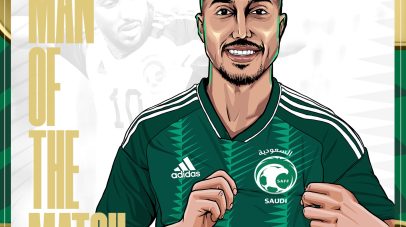 الاتحاد الآسيوي يختار أفضل لاعب في مباراة السعودية وطاجيكستان