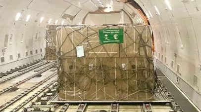 الطائرة الإغاثية السعودية الـ17 تنطلق بـ60 طن مساعدات للشعب الأوكراني