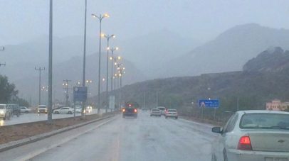 نجران تسجل أعلى كمية هطول أمطار في السعودية خلال الـ 24 ساعة الماضية