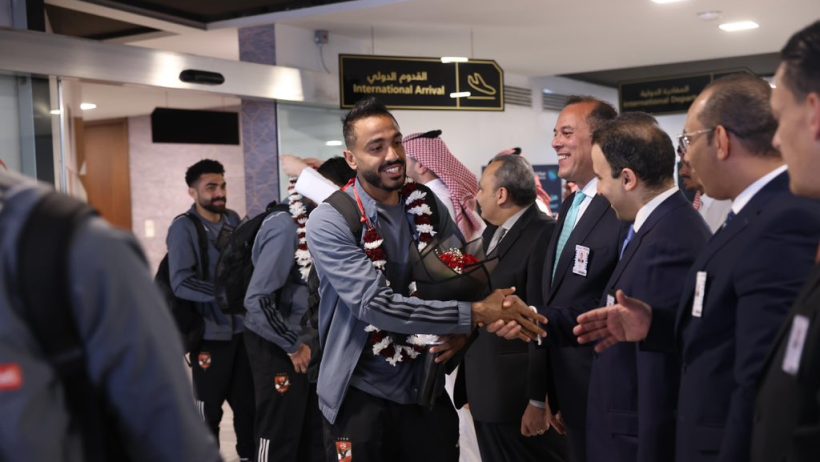 وصول بعثة الأهلي المصري إلى الرياض