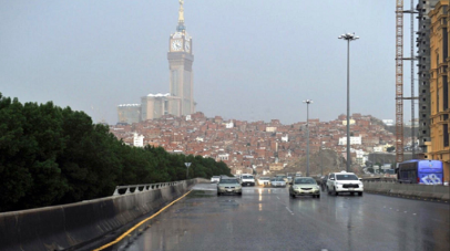 الأرصاد: أمطار غزيرة مصحوبة برياح شديدة على العاصمة المقدسة