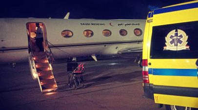 نقل مواطن بالإخلاء الطبي الجوي من مصر إلى السعودية