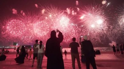 هيئة الترفيه تضيء سماء السعودية بالألعاب النارية في احتفالات عيد الفطر