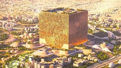 موقع عالمي يشيد بمشروع “المربع الجديد”: جوهرة معمارية في قلب الرياض