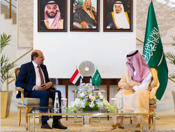 وزير الخارجية يبحث مع نظيره اليمني سبل تعزيز العلاقات الثنائية