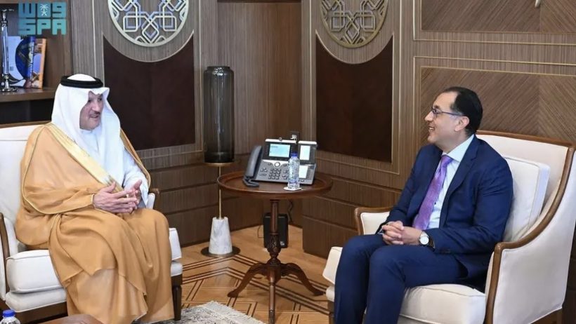 رئيس الوزراء المصري يستقبل السفير السعودي بالقاهرة بمناسبة ختام مهام عمله