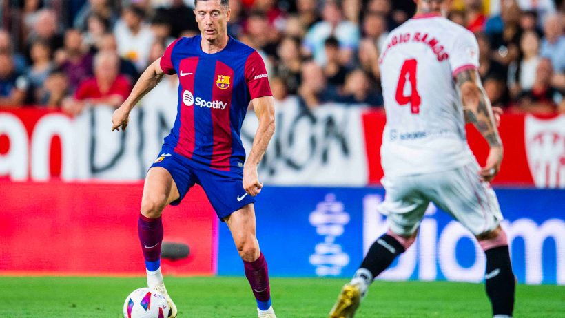 برشلونة يختتم مشواره بالدوري بالفوز على إشبيلية