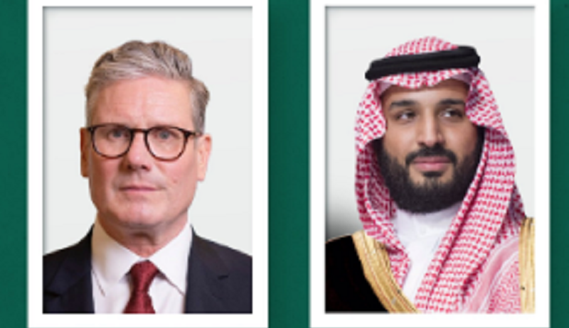ولي العهد ورئيس وزراء بريطانيا يشيدان بتميز العلاقات بين السعودية والمملكة المتحدة