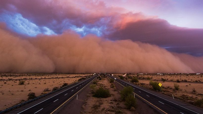 الأقمار الصناعية تُظهر موجة غبارية تؤثر في أجزاءٍ من مكة المكرّمة