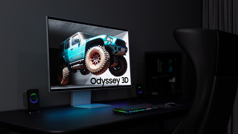 “أوديسي 3D” الخالية من النظارات.. شاشة سامسونج الجديدة للألعاب