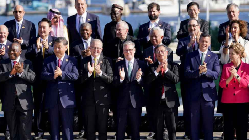 قمة العشرين تدعو لوقف النار في غزة ولبنان