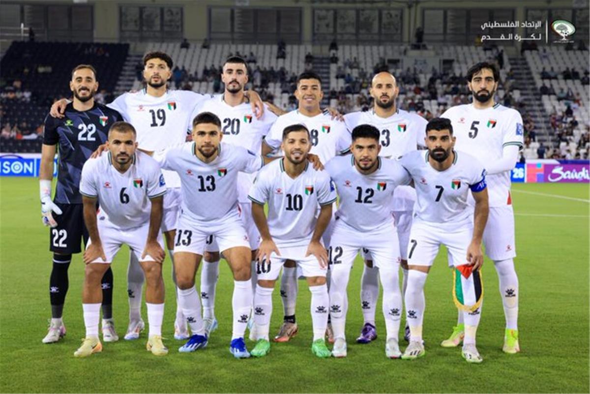 تشكيل فلسطين الرسمي أمام عمان