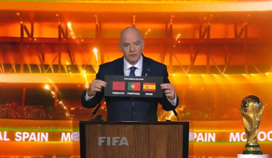 “فيفا” يعلن فوز المغرب وإسبانيا والبرتغال باستضافة كأس العالم 2030
