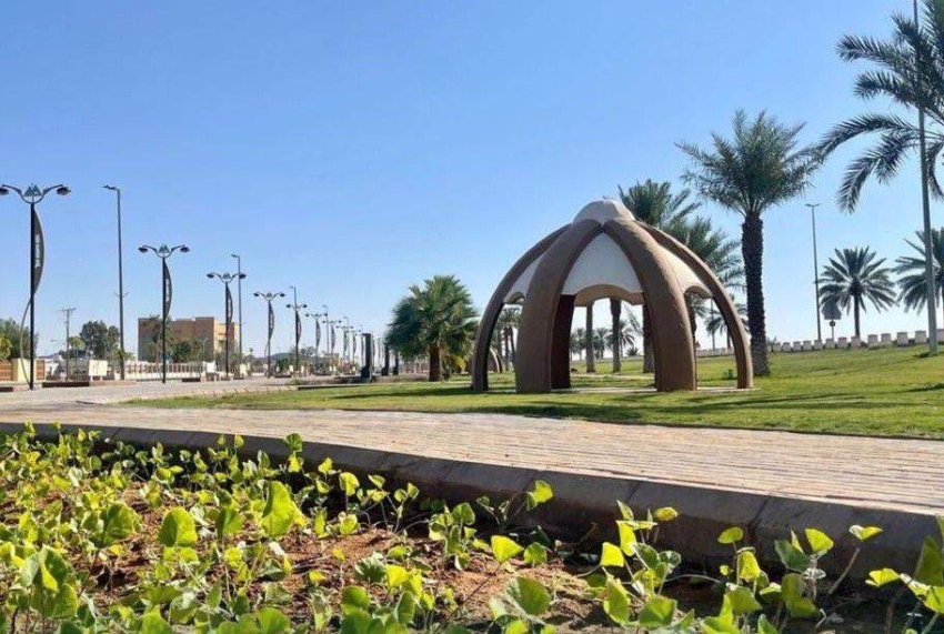 انتهاء تنفيذ 105 حدائق جديدة بحائل