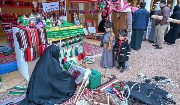مهرجان حرفة بحائل يشهد حضور أكثر من 45 ألف زائر وسائح