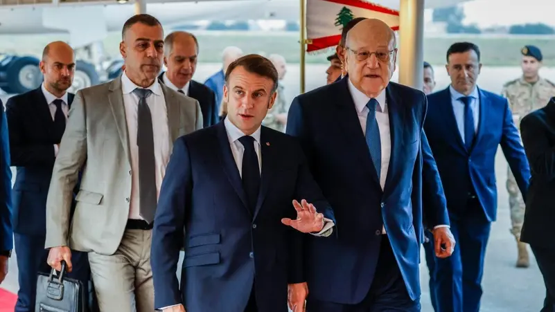 ماكرون في بيروت.. جدول مزدحم للرئيس الفرنسي بلبنان الرئيس الفرنسي إيمانويل ماكرون في بيروت
