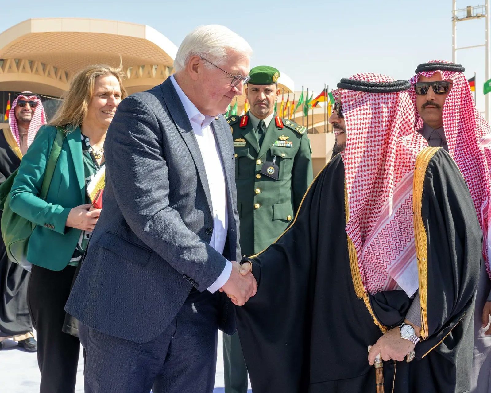 الرئيس الألماني يغادر الرياض