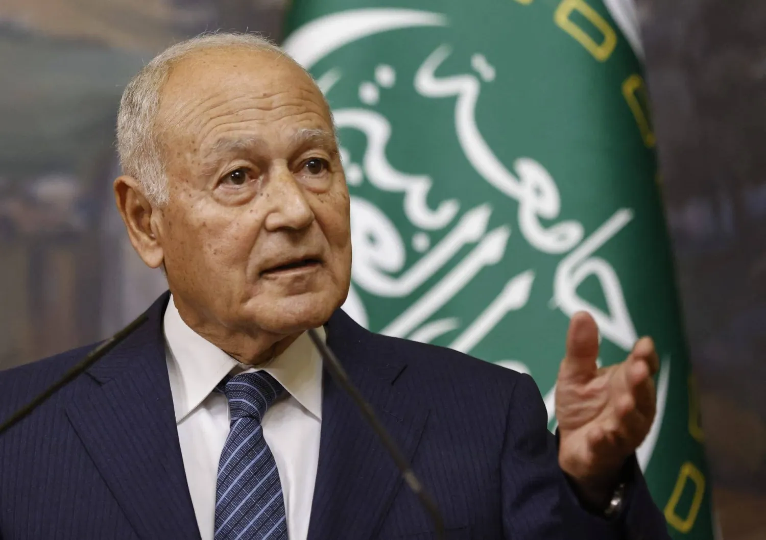 جامعة الدول العربية تدين الغارات الإسرائيلية الوحشية على غزة أحمد أبو الغيط الأمين العام لجامعة الدول العربية