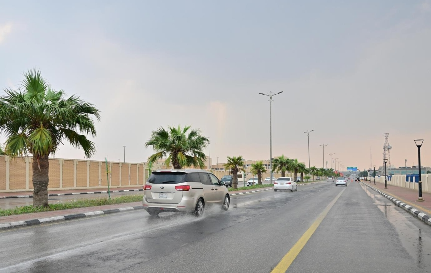 محافظة العديد بالشرقية تُسجل أعلى كمية هطول أمطار ضمن 6 مناطق