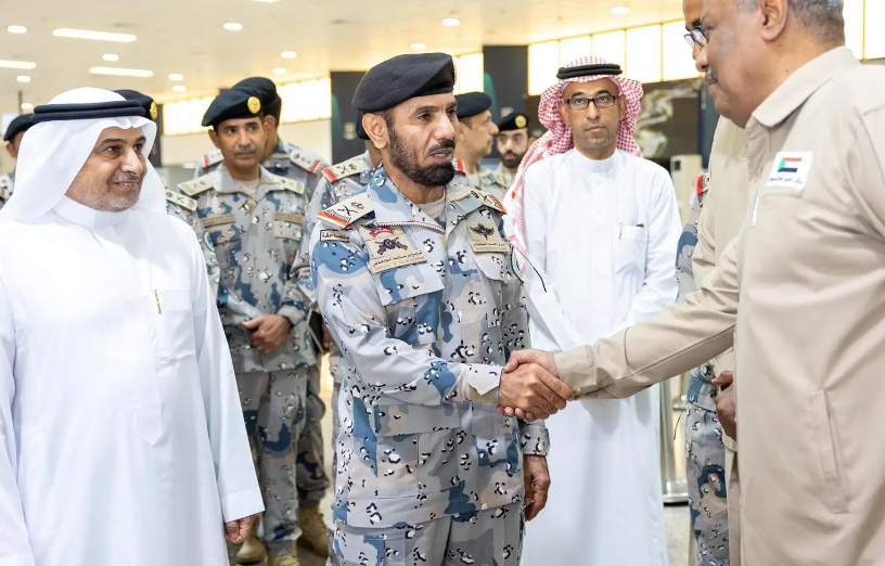 حرس الحدود يستقبل آخر فوج من الحجاج القادمين من السودان عبر ميناء جدة الإسلامي