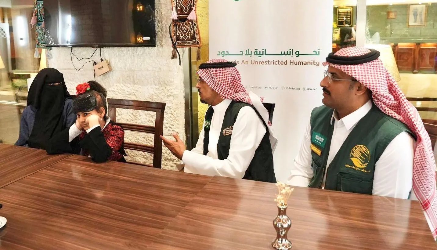 السعودية تبادر بعلاج طفلة فلسطينية مصابة بسرطان الدماغ