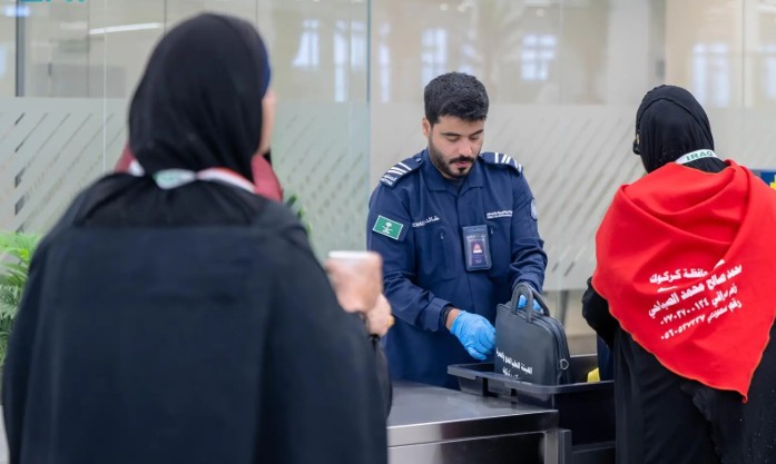 منفذ جديدة عرعر يستقبل الدفعة الثانية من حجاج العراق بخدمات متكاملة